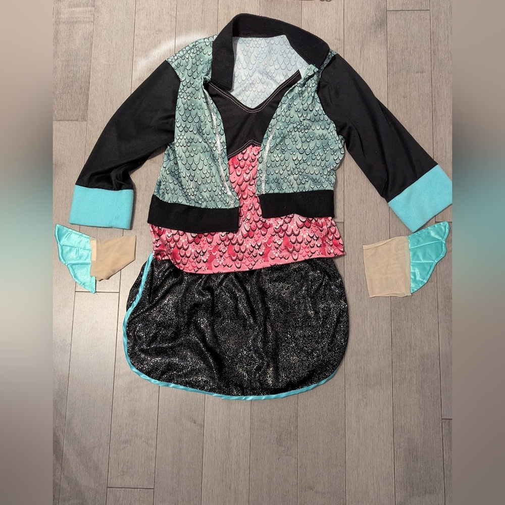 Colorful Mermaid Costume Set Lagoona Monster High4_5y